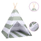 Kindertipitent Met Tas Streeppatroon 120X120X150 Cm Peachskin