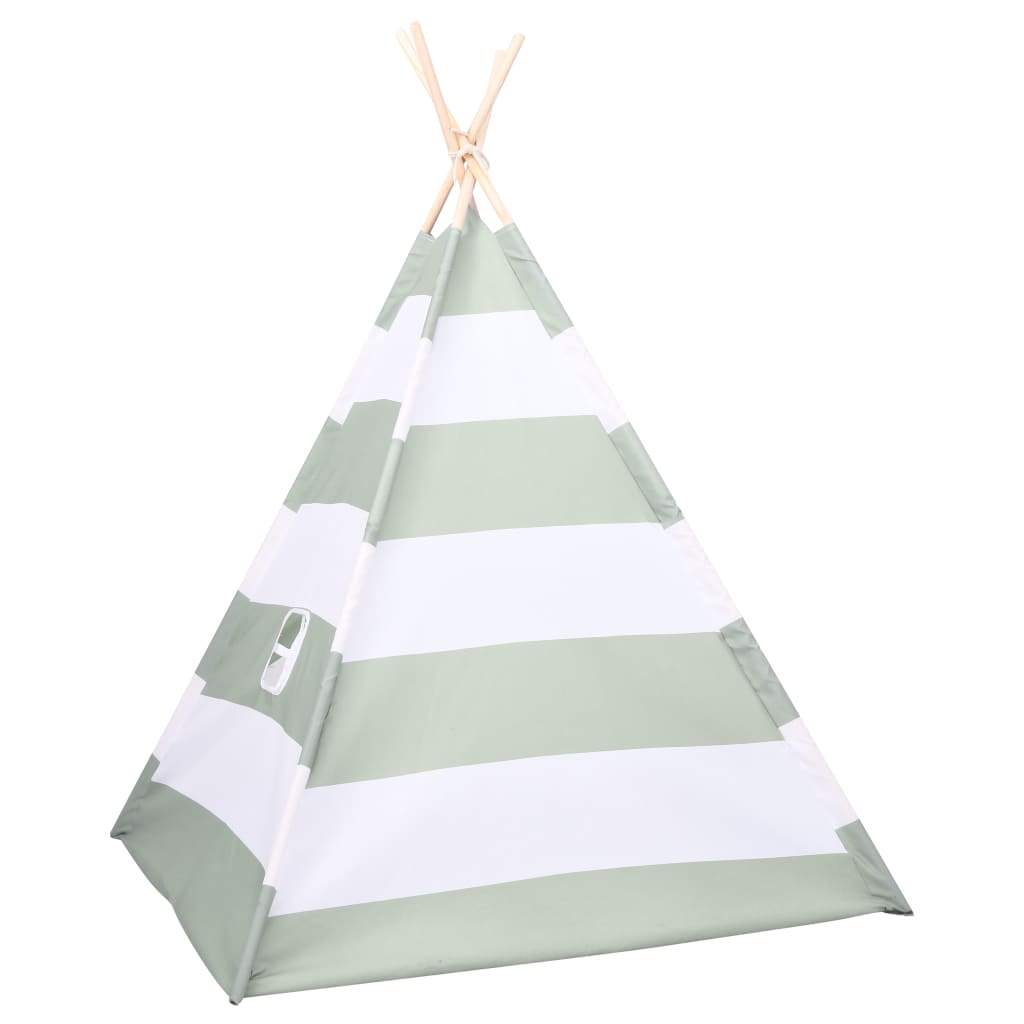 Kindertipitent Met Tas Streeppatroon 120X120X150 Cm Peachskin
