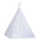 Kindertipitent Met Tas 115X115X160 Cm Polyester Grijs