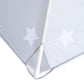 Kindertipitent Met Tas 115X115X160 Cm Polyester Grijs