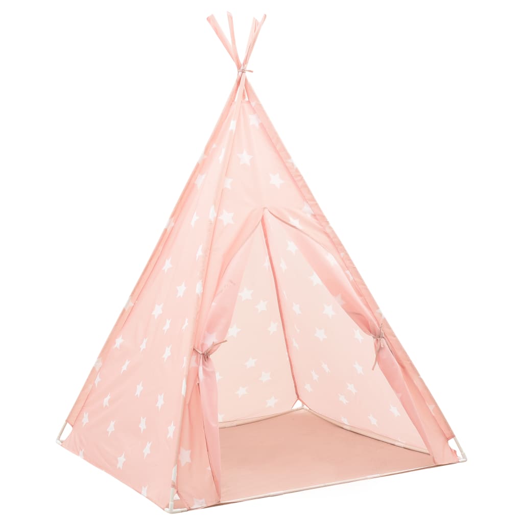 Kindertipitent Met Tas 115X115X160 Cm Polyester Roze