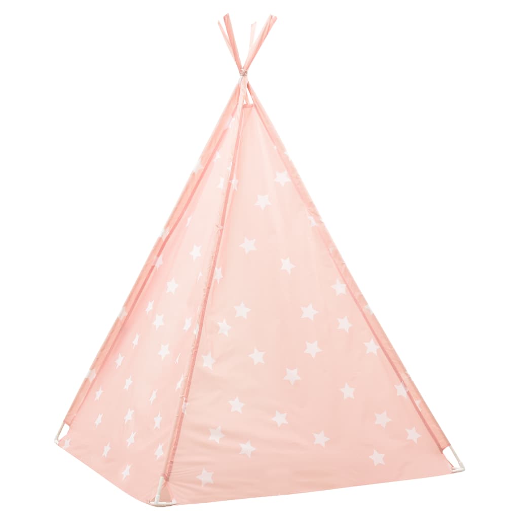 Kindertipitent Met Tas 115X115X160 Cm Polyester Roze