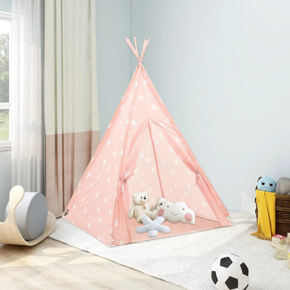 Kindertipitent Met Tas 115X115X160 Cm Polyester Roze