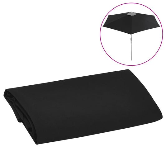Vervangingsdoek Voor Parasol 300 Cm Zwart