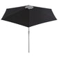Vervangingsdoek Voor Parasol 300 Cm Zwart