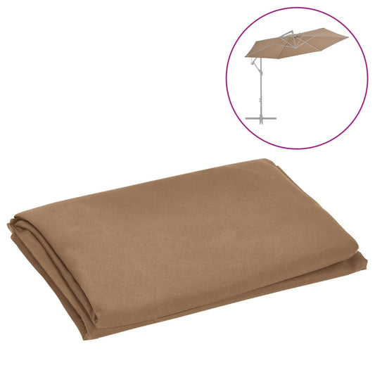 Vervangingsdoek Voor Zweefparasol 300 Cm Taupe