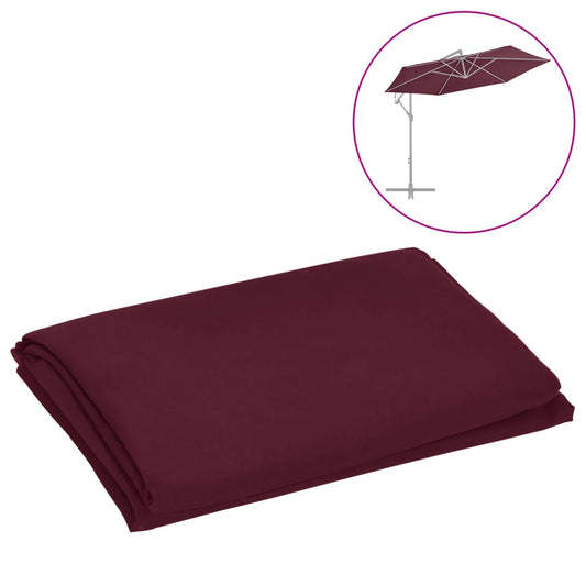 Vervangingsdoek Voor Zweefparasol 300 Cm Bordeauxrood