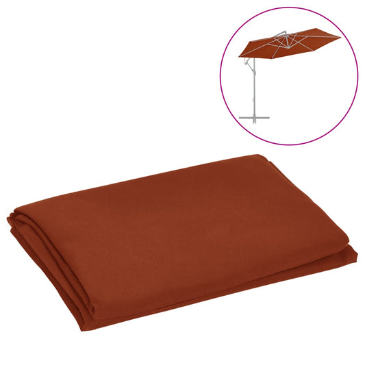 Vervangingsdoek Voor Zweefparasol 300 Cm Terracottakleurig