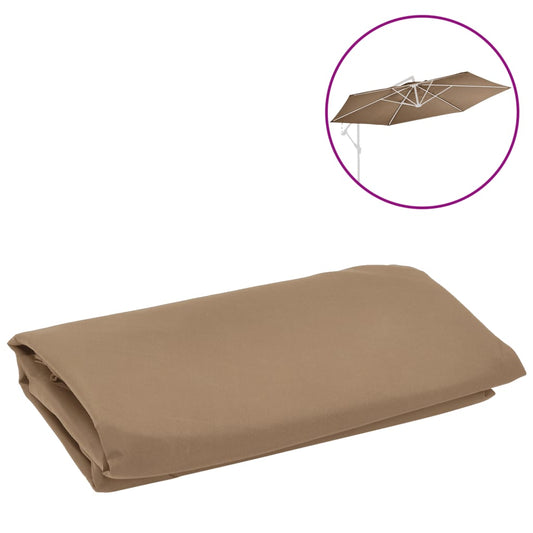 Vervangingsdoek Voor Zweefparasol 350 Cm Taupe