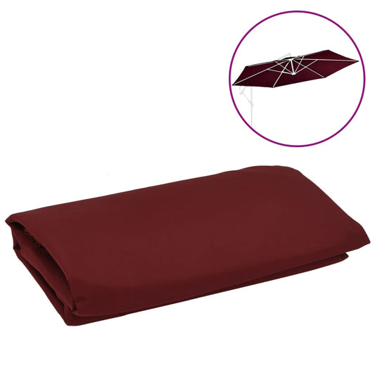 Vervangingsdoek Voor Zweefparasol 350 Cm Bordeauxrood