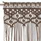 Gordijn Macramé 140X240 Cm Katoen Taupe