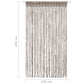Gordijn Macramé 140X240 Cm Katoen Taupe