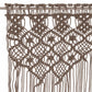 Gordijn Macramé 140X240 Cm Katoen Taupe