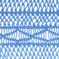 Gordijn Macramé 140X240 Cm Katoen Blauw