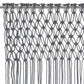 Gordijn Macramé 140X240 Cm Katoen Antraciet