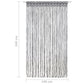 Gordijn Macramé 140X240 Cm Katoen Antraciet