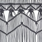 Gordijn Macramé 140X240 Cm Katoen Antraciet