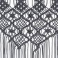 Gordijn Macramé 140X240 Cm Katoen Antraciet