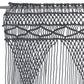 Gordijn Macramé 140X240 Cm Katoen Antraciet