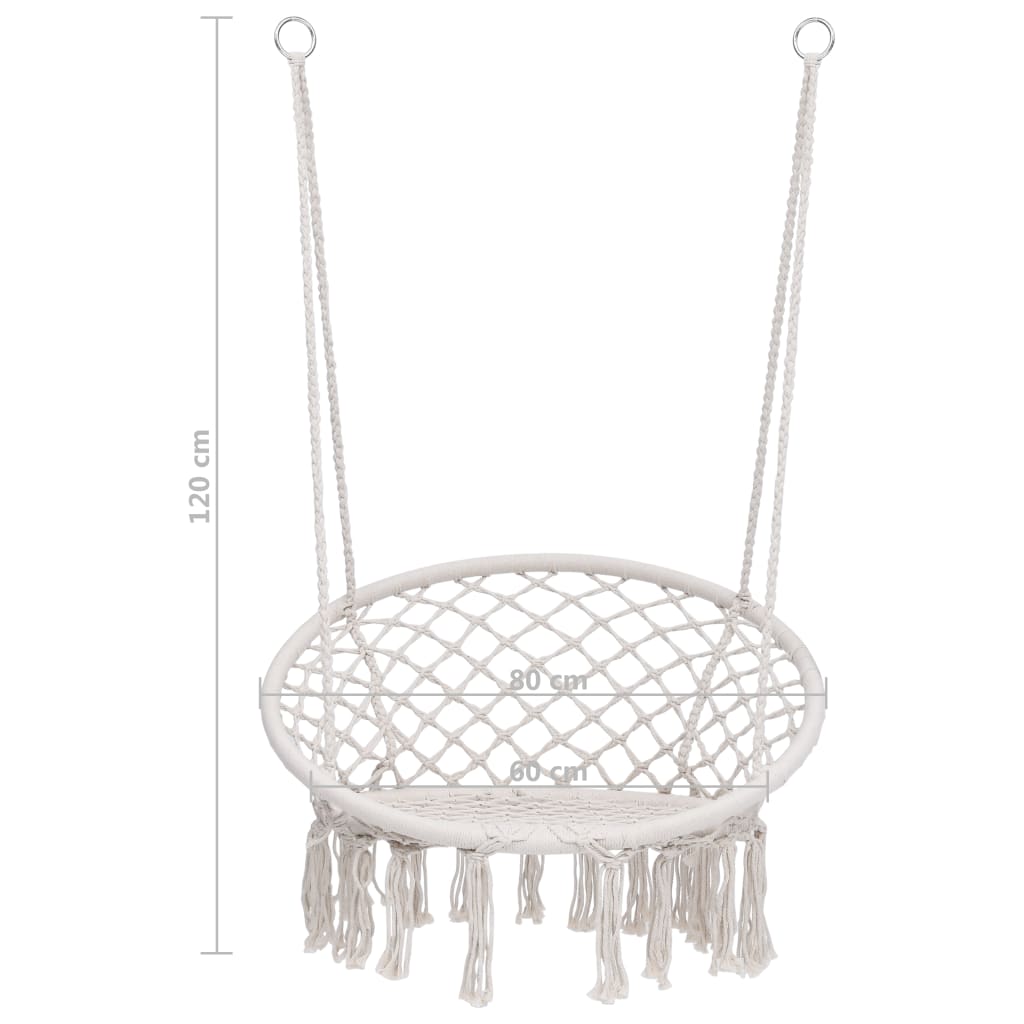 Hangstoel 80 Cm Beige