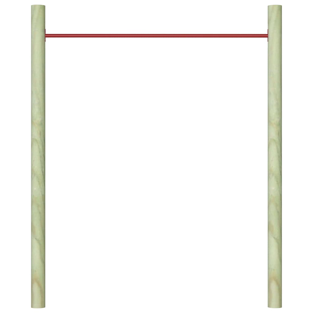 Rekstok 125 Cm Staal Rood