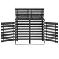 Containerberging Dubbel 140X75X121 Cm Geverfd Grenenhout