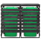 Containerberging Dubbel 140X75X121 Cm Geverfd Grenenhout