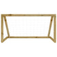 Voetbaldoel Met Net 120X80X60 Cm Geïmpregneerd Grenenhout