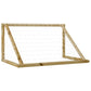 Voetbaldoel Met Net 120X80X60 Cm Geïmpregneerd Grenenhout