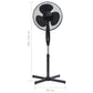 Staande Ventilator Ø 40 Cm 120 Cm Zwart