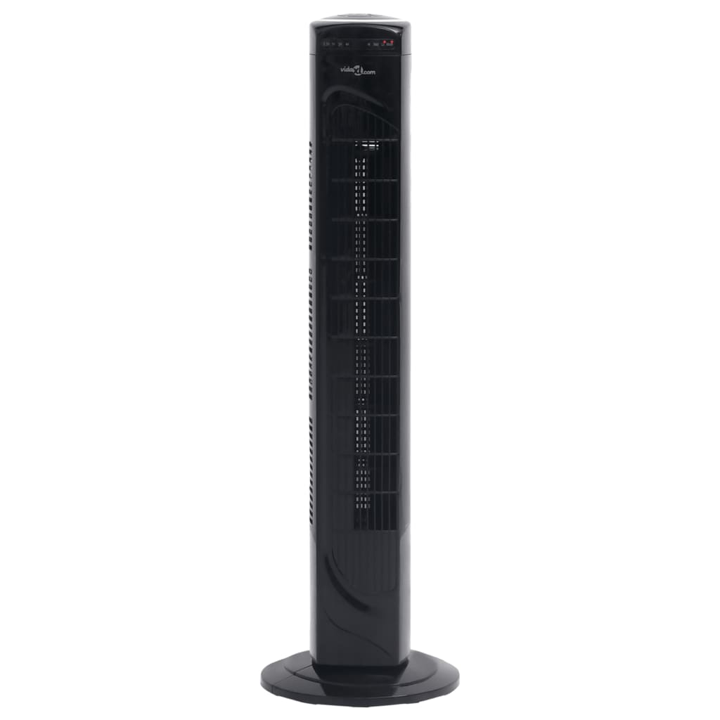 Torenventilator Met Afstandsbediening En Timer Ø24X80 Cm Zwart