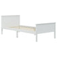 Bedframe Met 2 Lades Massief Grenenhout Wit 100X200 Cm