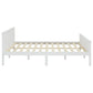 Bedframe Met 4 Lades Massief Grenenhout Wit 180X200 Cm