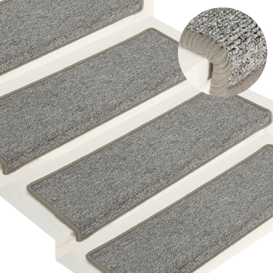 Trapmatten 15 St 65X25 Cm Wit En Grijs