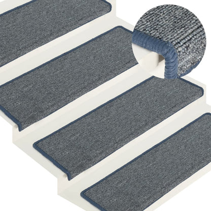 Trapmatten 15 St 65X25 Cm Paars En Blauw