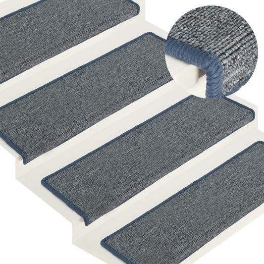Trapmatten 15 St 65X25 Cm Paars En Blauw
