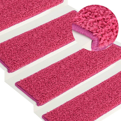 Trapmatten 15 St 65X25 Cm Roze