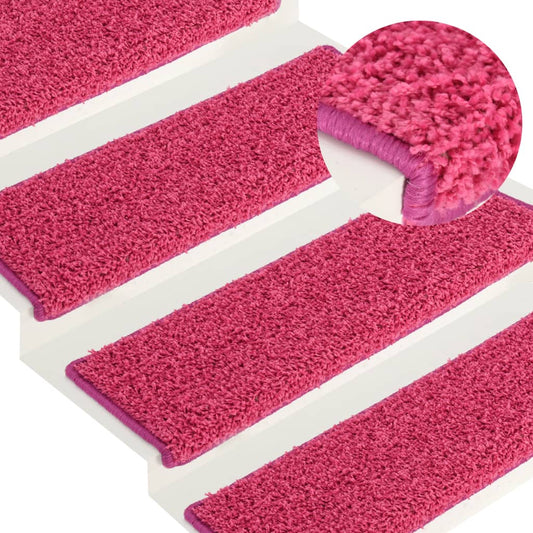 Trapmatten 15 St 65X25 Cm Roze