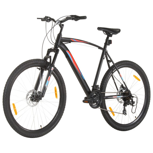 Mountainbike 21 Versnellingen 29 Inch Wielen 53 Cm Frame Zwart