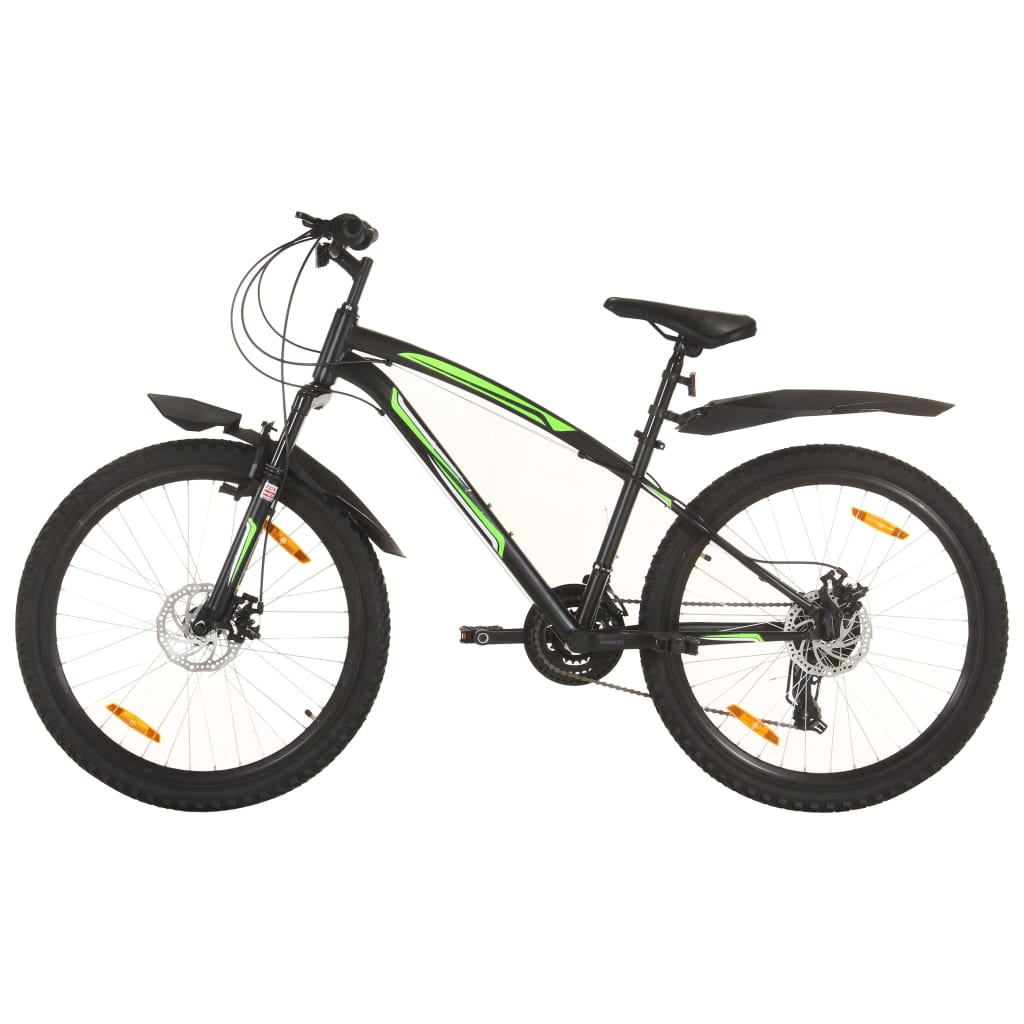 Mountainbike 21 Versnellingen 26 Inch Wielen 36 Cm Zwart
