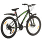 Mountainbike 21 Versnellingen 26 Inch Wielen 36 Cm Zwart