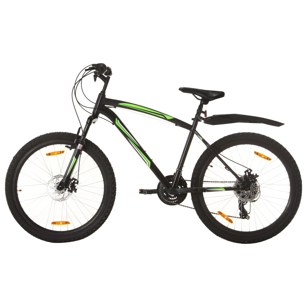 Mountainbike 21 Versnellingen 26 Inch Wielen 46 Cm Zwart