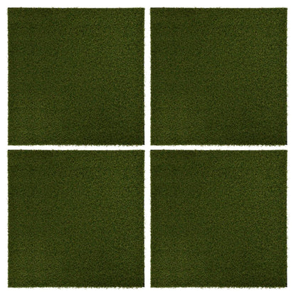Kunstgrastegels 4 St 50X50X2,5 Cm Rubber