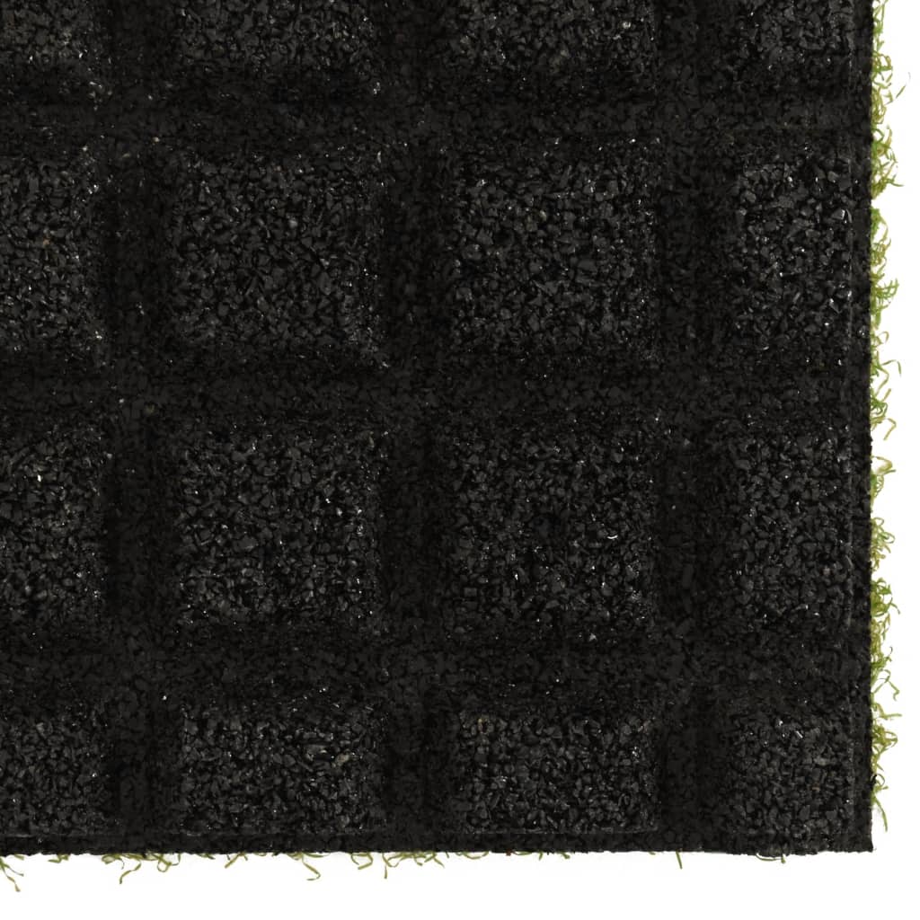 Kunstgrastegels 4 St 50X50X2,5 Cm Rubber