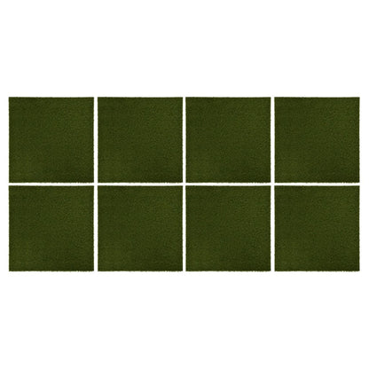 Kunstgrastegels 8 St 50X50X2,5 Cm Rubber