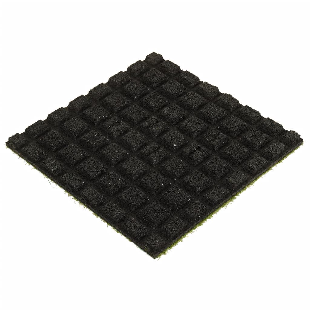 Kunstgrastegels 8 St 50X50X2,5 Cm Rubber