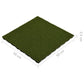 Kunstgrastegels 8 St 50X50X2,5 Cm Rubber