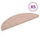 Trapmatten Zelfklevend 5 St 56X17X3 Cm Naaldvilt Bruin