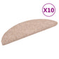 Trapmatten Zelfklevend 10 St 56X17X3 Cm Naaldvilt Bruin