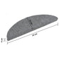 Trapmatten Zelfklevend 5 St 56X17X3 Cm Naaldvilt Lichtgrijs